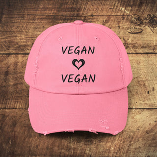 Vegan Unisex Distressed Cap Printify