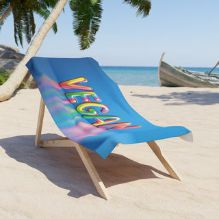 Vegan Beach Towel Printify