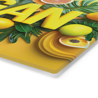 Vegan Tempered Glass Cutting Board Printify