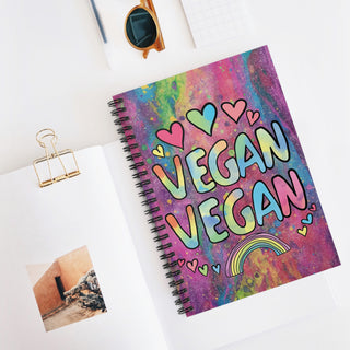 Vegan Spiral Notebook - Ruled Line Printify