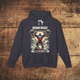 Vegan Beast Unisex Lightweight Hooded Sweatshirt