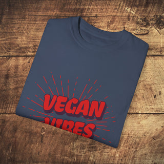 Vegan Vibes Garment-Dyed T-shirt Printify