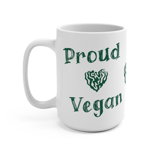 Proud Vegan, Coffee Mug 15oz Printify