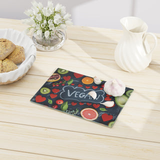 Vegan Tempered Glass Cutting Board Printify