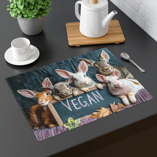 Vegan Placemat, 1pc Printify