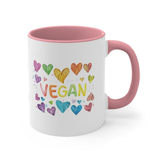 Vegan Accent Coffee Mug, 11oz Printify