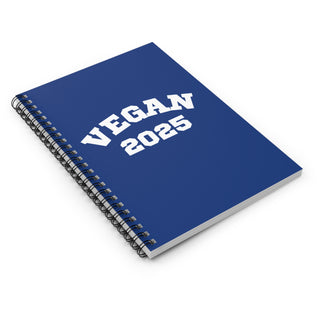 Vegan 2025 Spiral Notebook - Ruled Line