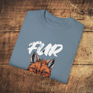 Fur Kills Garment-Dyed T-shirt Printify