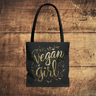 Vegan Girl Tote Bag Printify