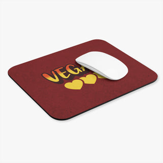 Vegan Hearts Mouse Pad (Rectangle)