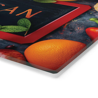 Vegan Tempered Glass Cutting Board Printify