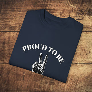 Proud To Be Vegan Unisex Garment-Dyed T-shirt