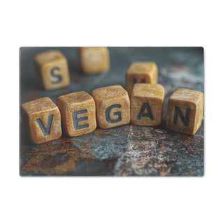 Vegan Tempered Glass Cutting Board Printify