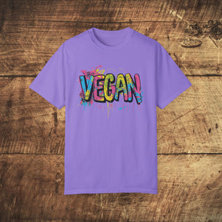 Vegan Garment-Dyed T-shirt Printify