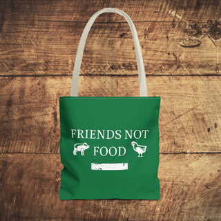 Friends Not Food Tote Bag Printify