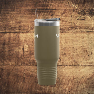Vegan Heart Insulated Travel Mug, 40oz
