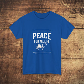 Peace For All Life Unisex Heavy Cotton Tee