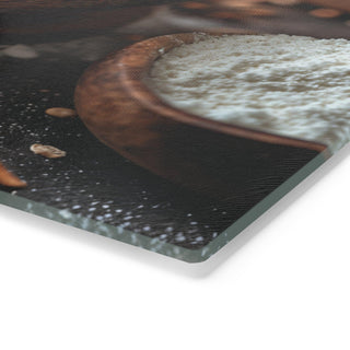 Vegan Tempered Glass Cutting Board Printify
