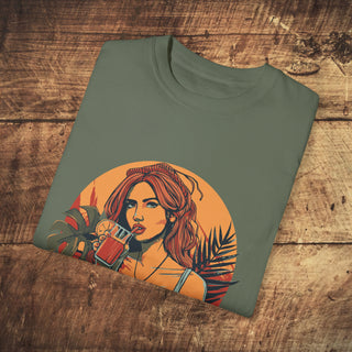 Vegan Girl Garment-Dyed T-shirt Printify