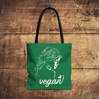 Vegan Girl Tote Bag Printify