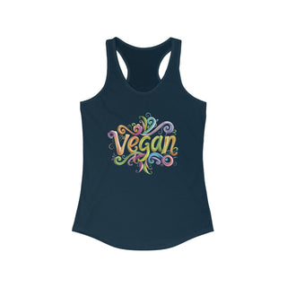 Vegan Women's Ideal Racerback Tank Printify