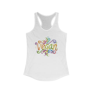 Vegan Women's Ideal Racerback Tank Printify