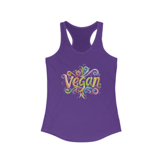 Vegan Women's Ideal Racerback Tank Printify