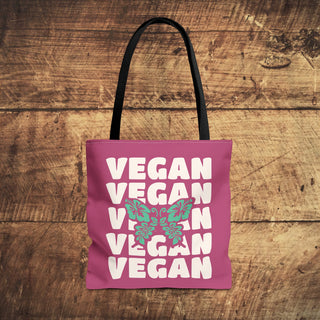 Vegan Butterfly Tote Bag Printify