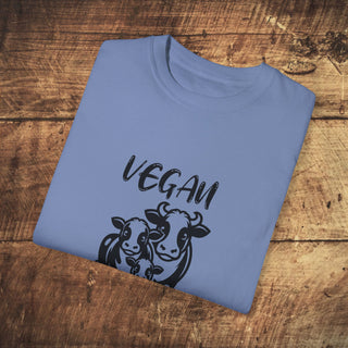 Vegan For The Animals Unisex Garment-Dyed T-shirt