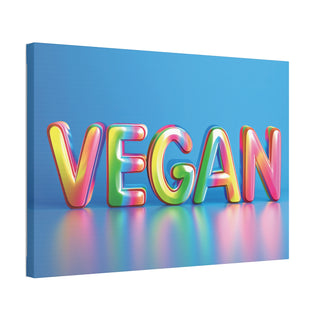 Vegan Classic Stretched Canvas Printify