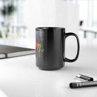 Vegan Black Mug, 15oz