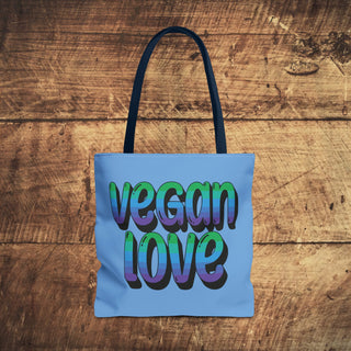 Vegan Love Tote Bag Printify