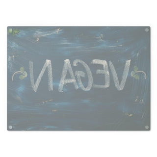Vegan Tempered Glass Cutting Board Printify