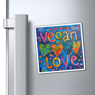 Vegan Love Magnet Printify