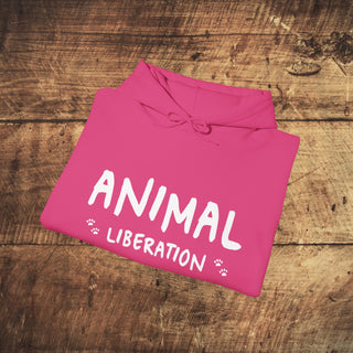 Animal Liberation Heavy Blend™ Hooded Sweatshirt Printify