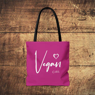 Vegan Girl Tote Bag Printify