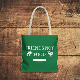 Friends Not Food Tote Bag Printify