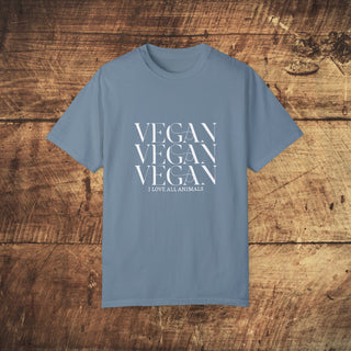 Vegan Garment-Dyed T-shirt Printify