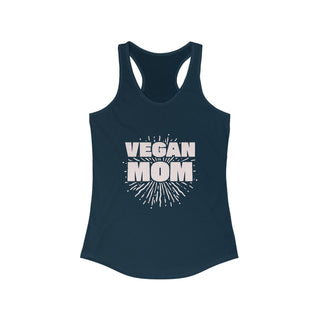 Vegan Mom Women's Ideal Racerback Tank Printify