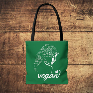 Vegan Girl Tote Bag Printify