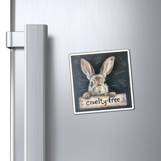 Cruelty-Free Bunny Magnet Printify