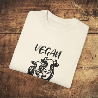 Vegan For The Animals Unisex Garment-Dyed T-shirt