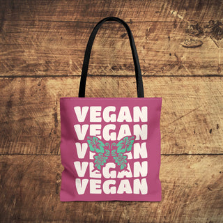 Vegan Butterfly Tote Bag Printify