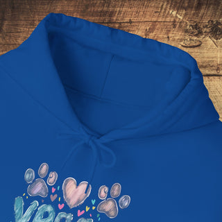 Vegan Love Heavy Blend™ Hooded Sweatshirt Printify