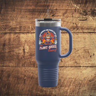 Plant-Based Gains Insulated Travel Mug, 40oz