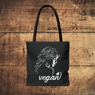 Vegan Girl Tote Bag Printify