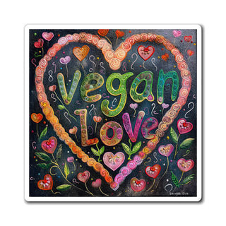 Vegan Love Magnet Printify