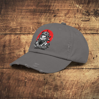 Vegan Warrior Unisex Distressed Cap Printify