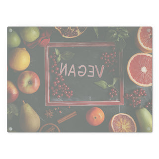 Vegan Tempered Glass Cutting Board Printify