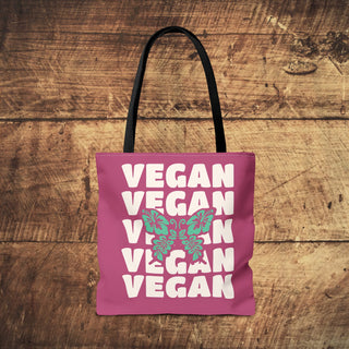 Vegan Butterfly Tote Bag Printify